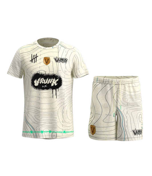 Ensemble Short T-Shirt Vrunk Blanc 2